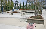 Bocce ball court at Amici Park